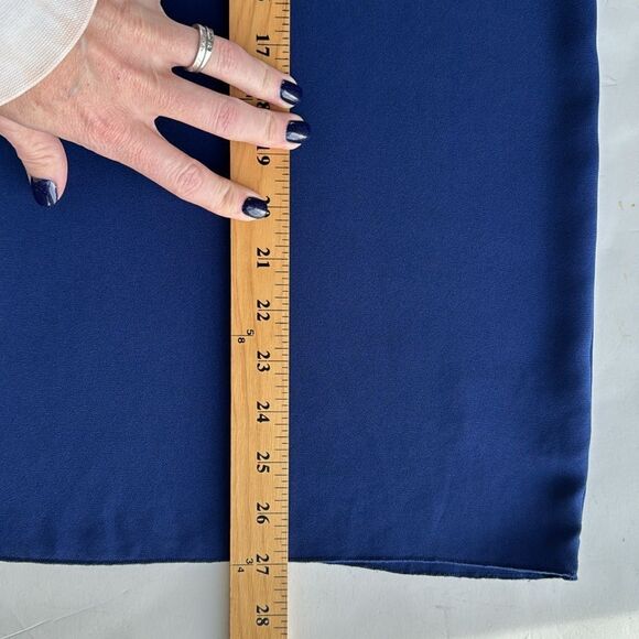 Wilfred‎ Aritzia Women’s L / XL Rebais Deep Blue Blouse Oversized Split Sleeves - Picture 13 of 13